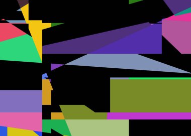 Geometrik soyutlama üretken sanat arkaplan çizimi