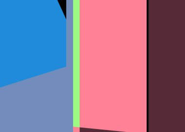 Geometrik soyutlama üretken sanat arkaplan çizimi