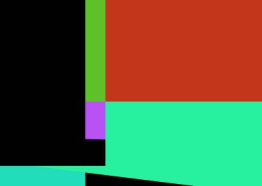 Geometrik soyutlama üretken sanat arkaplan çizimi