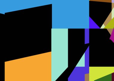 Geometrik soyutlama üretken sanat arkaplan çizimi