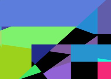 Geometrik soyutlama üretken sanat arkaplan çizimi