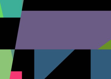 Geometrik soyutlama üretken sanat arkaplan çizimi