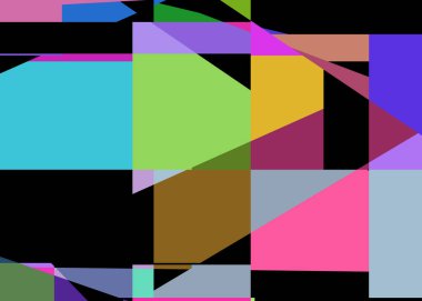 Geometrik soyutlama üretken sanat arkaplan çizimi