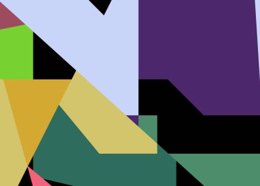 Geometrik soyutlama üretken sanat arkaplan çizimi