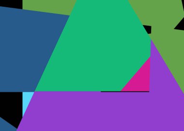 Geometrik soyutlama üretken sanat arkaplan çizimi