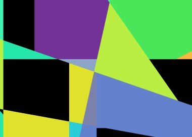 Geometrik soyutlama üretken sanat arkaplan çizimi