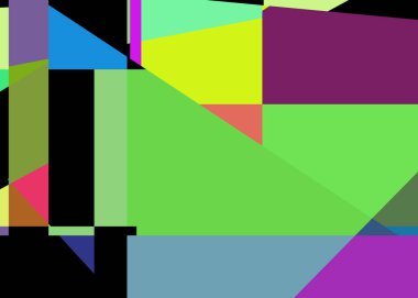 Geometrik soyutlama üretken sanat arkaplan çizimi