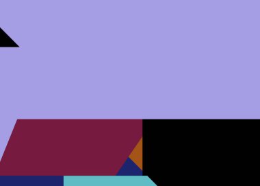 Geometrik soyutlama üretken sanat arkaplan çizimi