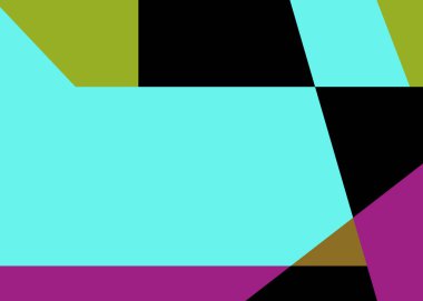 Geometrik soyutlama üretken sanat arkaplan çizimi