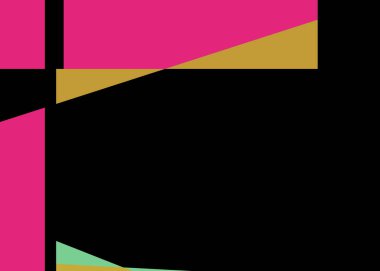 Geometrik soyutlama üretken sanat arkaplan çizimi