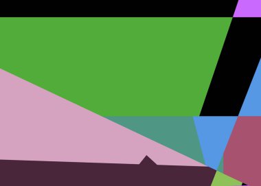 Geometrik soyutlama üretken sanat arkaplan çizimi