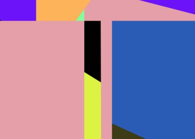 Geometrik soyutlama üretken sanat arkaplan çizimi