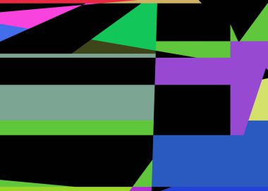 Geometrik soyutlama üretken sanat arkaplan çizimi