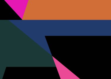 Geometrik soyutlama üretken sanat arkaplan çizimi