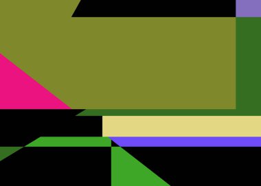 Geometrik soyutlama üretken sanat arkaplan çizimi