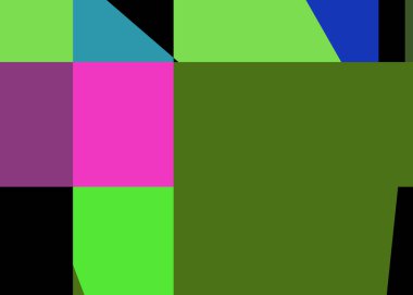 Geometrik soyutlama üretken sanat arkaplan çizimi