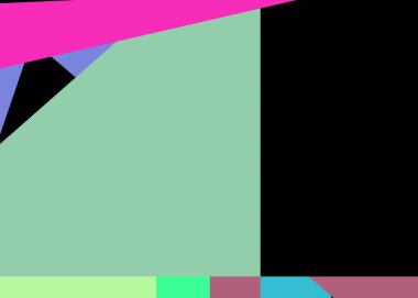 Geometrik soyutlama üretken sanat arkaplan çizimi