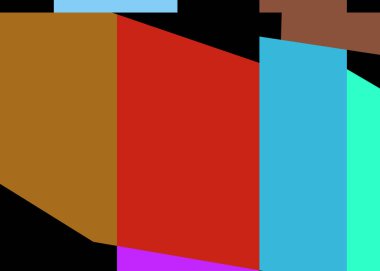 Geometrik soyutlama üretken sanat arkaplan çizimi