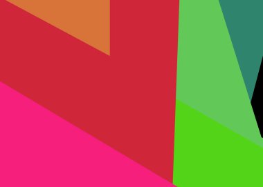 Geometrik soyutlama üretken sanat arkaplan çizimi