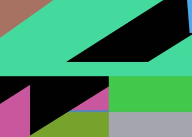 Geometrik soyutlama üretken sanat arkaplan çizimi