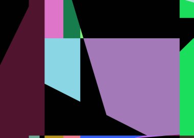 Geometrik soyutlama üretken sanat arkaplan çizimi