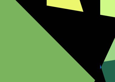 Geometrik soyutlama üretken sanat arkaplan çizimi