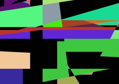 Geometrik soyutlama üretken sanat arkaplan çizimi