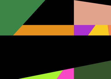 Geometrik soyutlama üretken sanat arkaplan çizimi