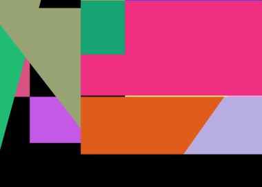 Geometrik soyutlama üretken sanat arkaplan çizimi