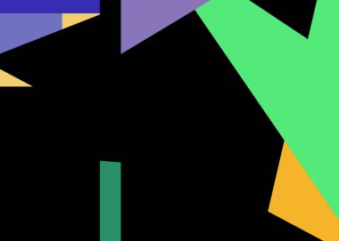 Geometrik soyutlama üretken sanat arkaplan çizimi