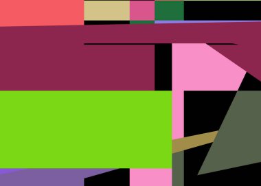 Geometrik soyutlama üretken sanat arkaplan çizimi