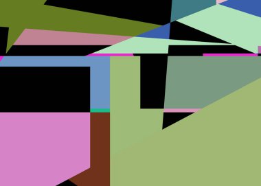 Geometrik soyutlama üretken sanat arkaplan çizimi