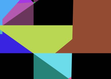 Geometrik soyutlama üretken sanat arkaplan çizimi