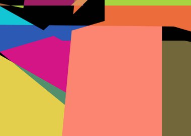 Geometrik soyutlama üretken sanat arkaplan çizimi