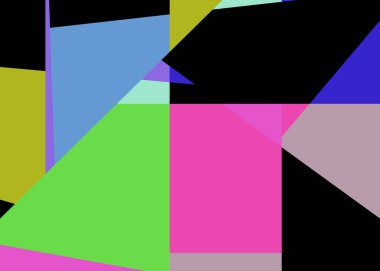 Geometrik soyutlama üretken sanat arkaplan çizimi