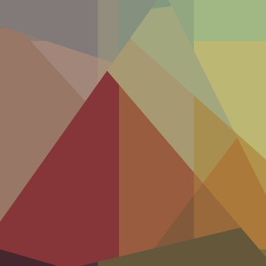 Soyut hesaplama rengi Polygones arkaplan çizimi