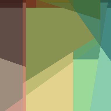 Soyut hesaplama rengi Polygones arkaplan çizimi