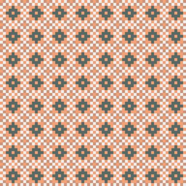 Soyut çapraz desenli üretken hesaplama sanatı çizimi