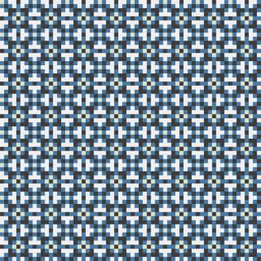 Soyut çapraz desenli üretken hesaplama sanatı çizimi