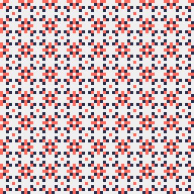 Soyut çapraz desenli üretken hesaplama sanatı çizimi