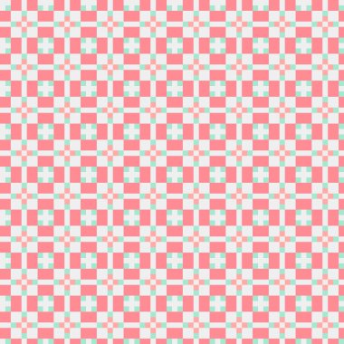 Soyut çapraz desenli üretken hesaplama sanatı çizimi