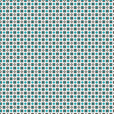 Soyut çapraz desenli üretken hesaplama sanatı çizimi