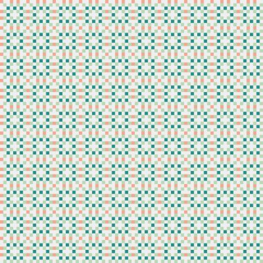 Soyut çapraz desenli üretken hesaplama sanatı çizimi