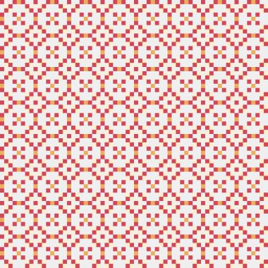 Soyut çapraz desenli üretken hesaplama sanatı çizimi