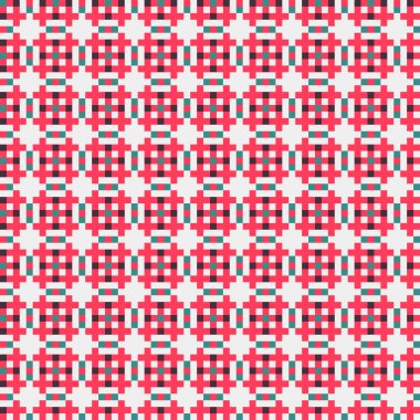 Soyut çapraz desenli üretken hesaplama sanatı çizimi