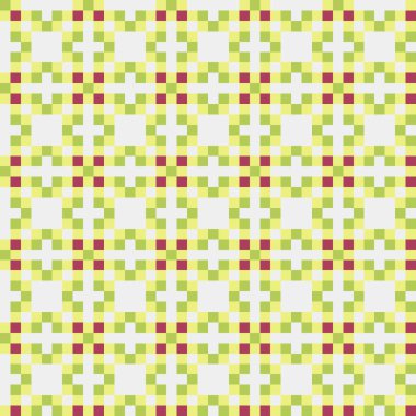 Soyut çapraz desenli üretken hesaplama sanatı çizimi