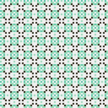 Soyut çapraz desenli üretken hesaplama sanatı çizimi