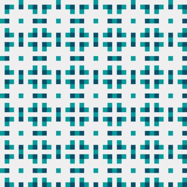 Soyut çapraz desenli üretken hesaplama sanatı çizimi