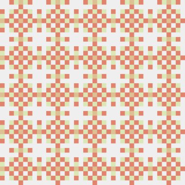 Soyut çapraz desenli üretken hesaplama sanatı çizimi