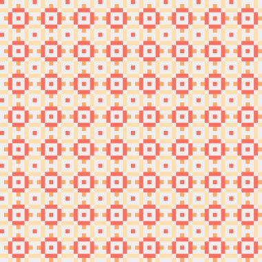 Soyut çapraz desenli üretken hesaplama sanatı çizimi